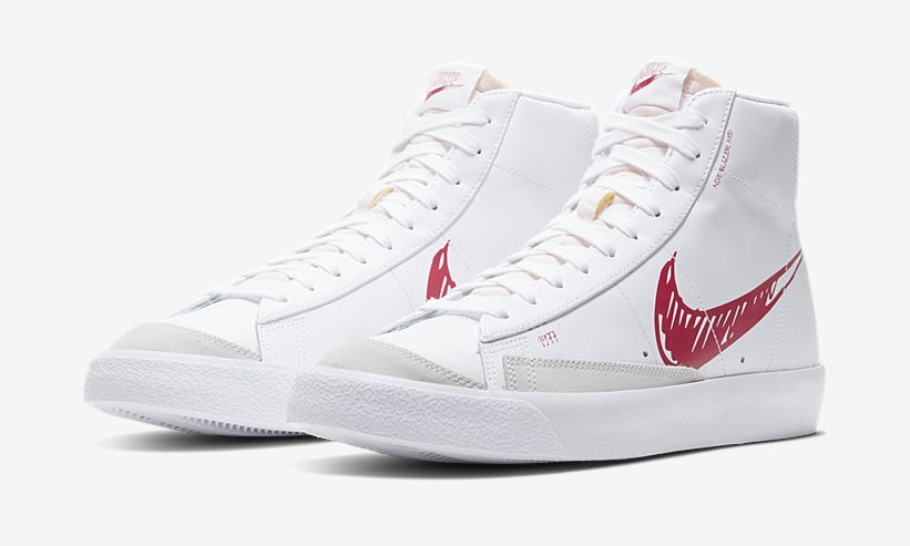 ナイキ ブレーザー ミッド 77 ビンテージ “ホワイト/レッド” (NIKE BLAZER MID 77 VINTAGE “White/Red”) [CW7580-100]