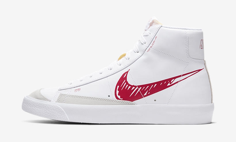 【4/6発売】ナイキ ブレーザー ミッド 77 ビンテージ “ホワイト/レッド” (NIKE BLAZER MID 77 VINTAGE “White/Red”) [CW7580-100]