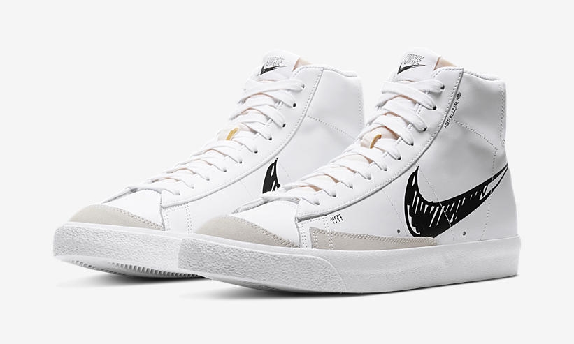 ナイキ ブレーザー ミッド 77 ビンテージ “ホワイト/ブラック” (NIKE BLAZER MID 77 VINTAGE “White/Black”) [CW7580-101]