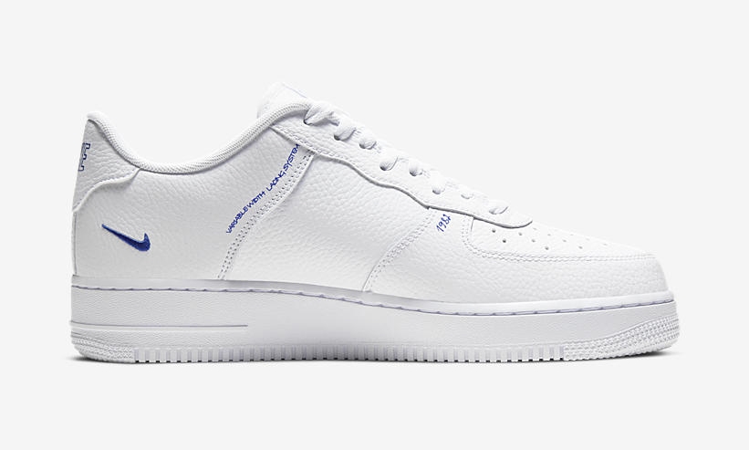 ナイキ エア フォース 1 ロー “ホワイト/ゲームロイヤル” (NIKE AIR FORCE 1 LOW “White/Game Royal”) [CW7581-100]