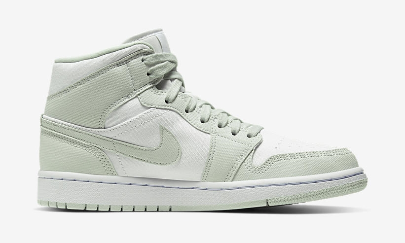 ナイキ ウィメンズ エア ジョーダン 1 ミッド “ホワイト/スプルースアウラ” (NIKE WMNS AIR JORDAN 1 MID “White/Spruce Aura”) [CV5280-103]