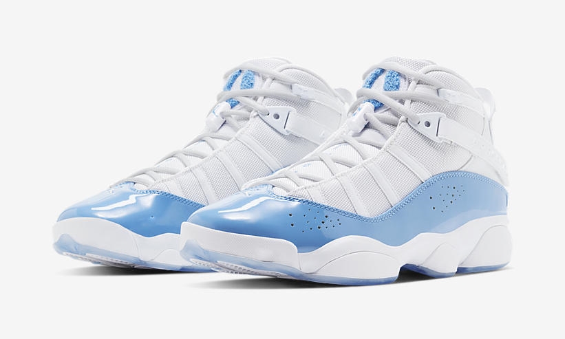 ナイキ エア ジョーダン シックス リングス "UNC" "ホワイト/ヴェイパーブルー" (NIKE AIR JORDAN SIX RINGS {6 RINGS} "UNC" "White/Vapor Blue") [CW7037-100]