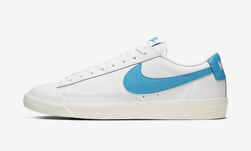 ナイキ ブレーザー ロー レザー “ホワイト/レーサーブルー” (NIKE BLAZER LOW LEATHER “White/Laser Blue”) [CI6377-104]