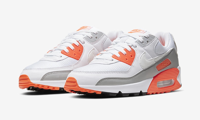 ナイキ エア マックス 90 “ホワイト/ハイパーオレンジ” (NIKE AIR MAX 90 “White/Hyper Orange”) [CT4352-103]