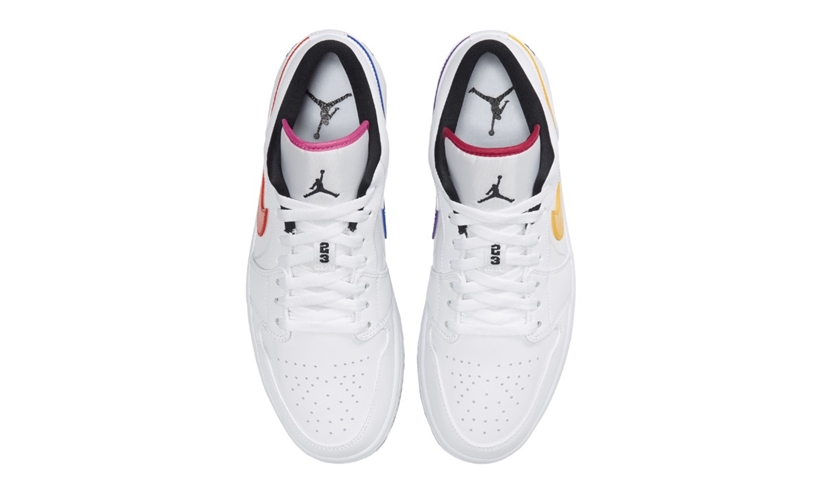 ナイキ エア ジョーダン 1 ロー “ホワイト/マルチ” (NIKE AIR JORDAN 1 LOW “White/Multi”) [CW7009-100]