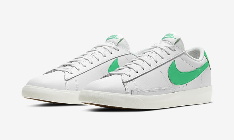 ナイキ ブレーザー ロー レザー “ホワイト/グリーンスパーク” (NIKE BLAZER LOW LEATHER “Green Spark”) [CI6377-105]