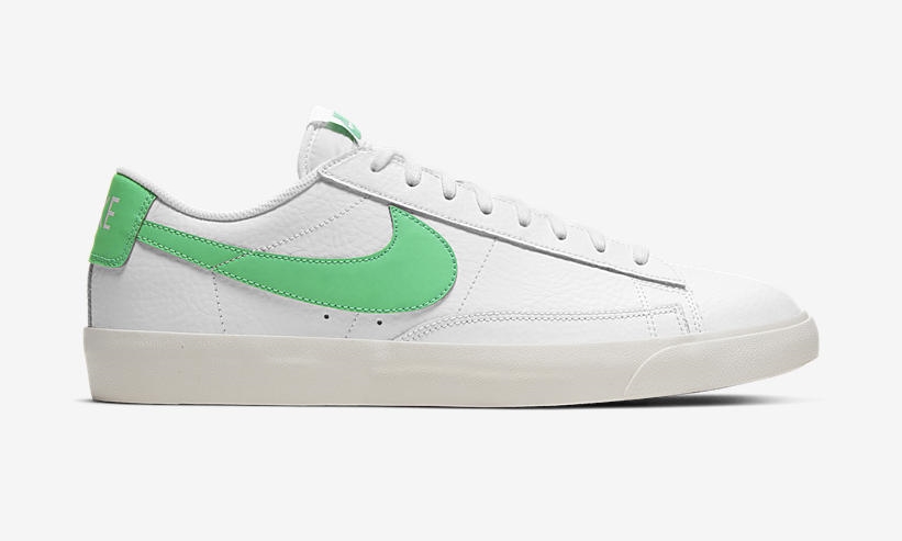 ナイキ ブレーザー ロー レザー “ホワイト/グリーンスパーク” (NIKE BLAZER LOW LEATHER “Green Spark”) [CI6377-105]