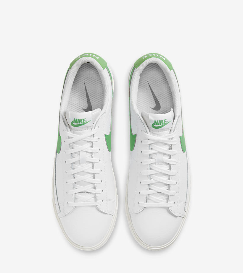 ナイキ ブレーザー ロー レザー “ホワイト/グリーンスパーク” (NIKE BLAZER LOW LEATHER “Green Spark”) [CI6377-105]