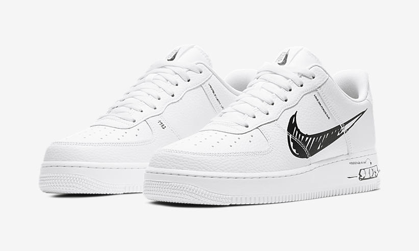 ナイキ エア フォース 1 ロー “ホワイト/ブラック” (NIKE AIR FORCE 1 LOW “White/Black”) [CW7581-101]