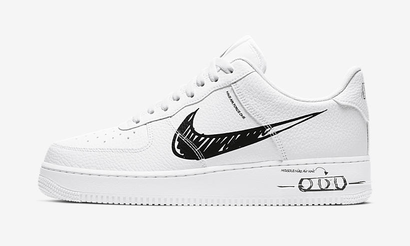 ナイキ エア フォース 1 ロー “ホワイト/ブラック” (NIKE AIR FORCE 1 LOW “White/Black”) [CW7581-101]