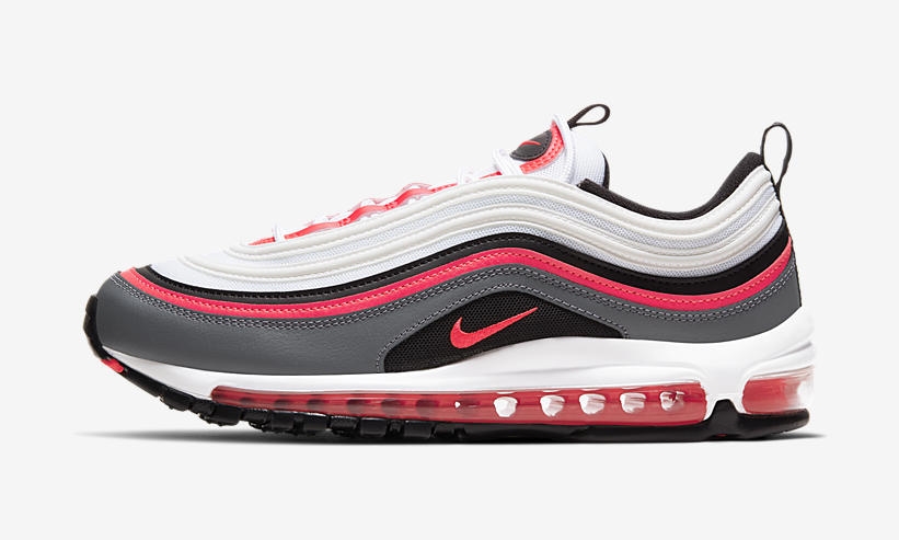 ナイキ エア マックス 97 “ホワイト/グレー/ソーラーレッド” (NIKE AIR MAX 97 “White/Grey/Solar Red”) [CW5419-100]