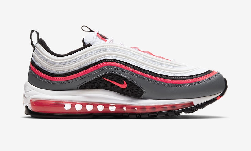 ナイキ エア マックス 97 “ホワイト/グレー/ソーラーレッド” (NIKE AIR MAX 97 “White/Grey/Solar Red”) [CW5419-100]