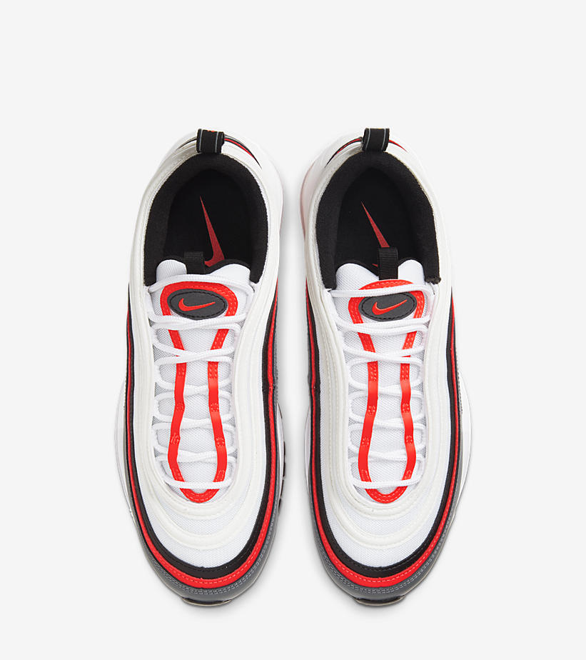 ナイキ エア マックス 97 “ホワイト/グレー/ソーラーレッド” (NIKE AIR MAX 97 “White/Grey/Solar Red”) [CW5419-100]