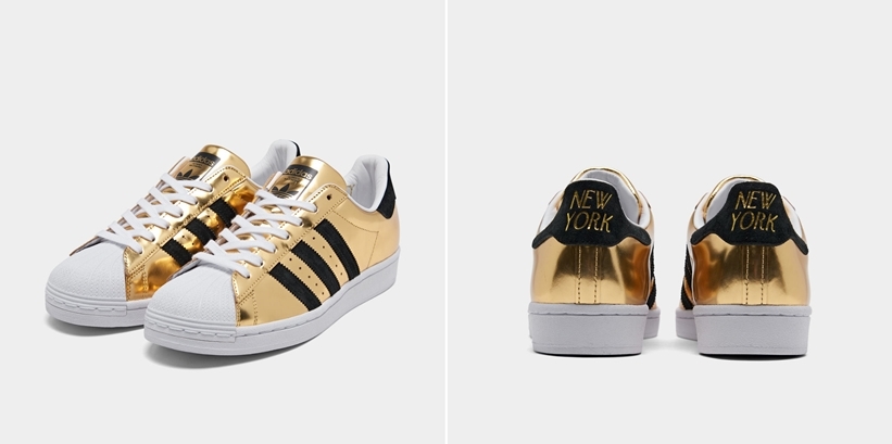 adidas superstar metallic gold