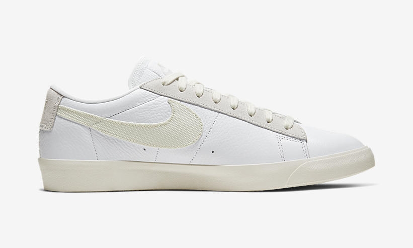 ナイキ ブレーザー ロー レザー “ホワイト/セイル/プラチナムティント” (NIKE BLAZER LOW LEATHER “White/Sail/Platinum Tint”) [CW7585-100]