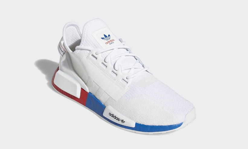 3/1発売！adidas Originals NMD_R1 V2 “White/Lush Red” (アディダス オリジナルス エヌ エム ディー ブイツー “ホワイト/ラッシュレッド”) [FX4148]