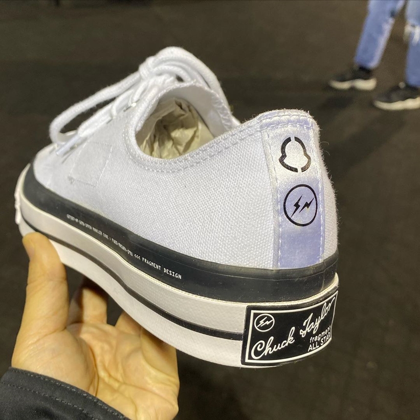 FRAGMENT × MONCLER × CONVERSE CHUCK 70 “White” (フラグメント 藤原ヒロシ モンクレール コンバース チャック 70 “ホワイト”)