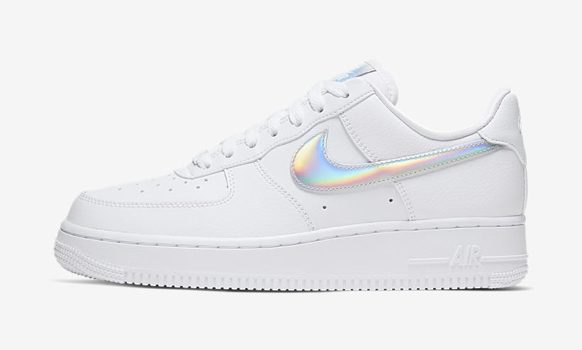 ナイキ ウィメンズ エア フォース 1 ロー “イリディセント” ホワイト/ピンク (NIKE WMNS AIR FORCE 1 LOW “IRIDESCENT” White/Pink) [CJ1646-100,600]