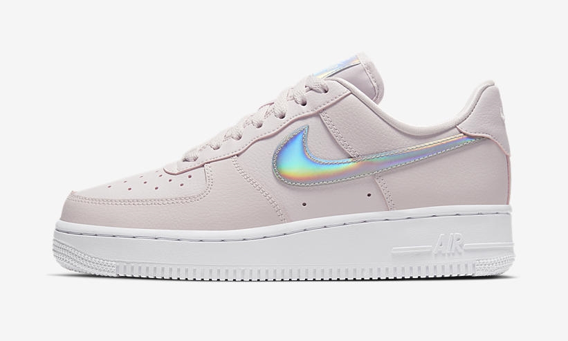 ナイキ ウィメンズ エア フォース 1 ロー “イリディセント” ホワイト/ピンク (NIKE WMNS AIR FORCE 1 LOW “IRIDESCENT” White/Pink) [CJ1646-100,600]