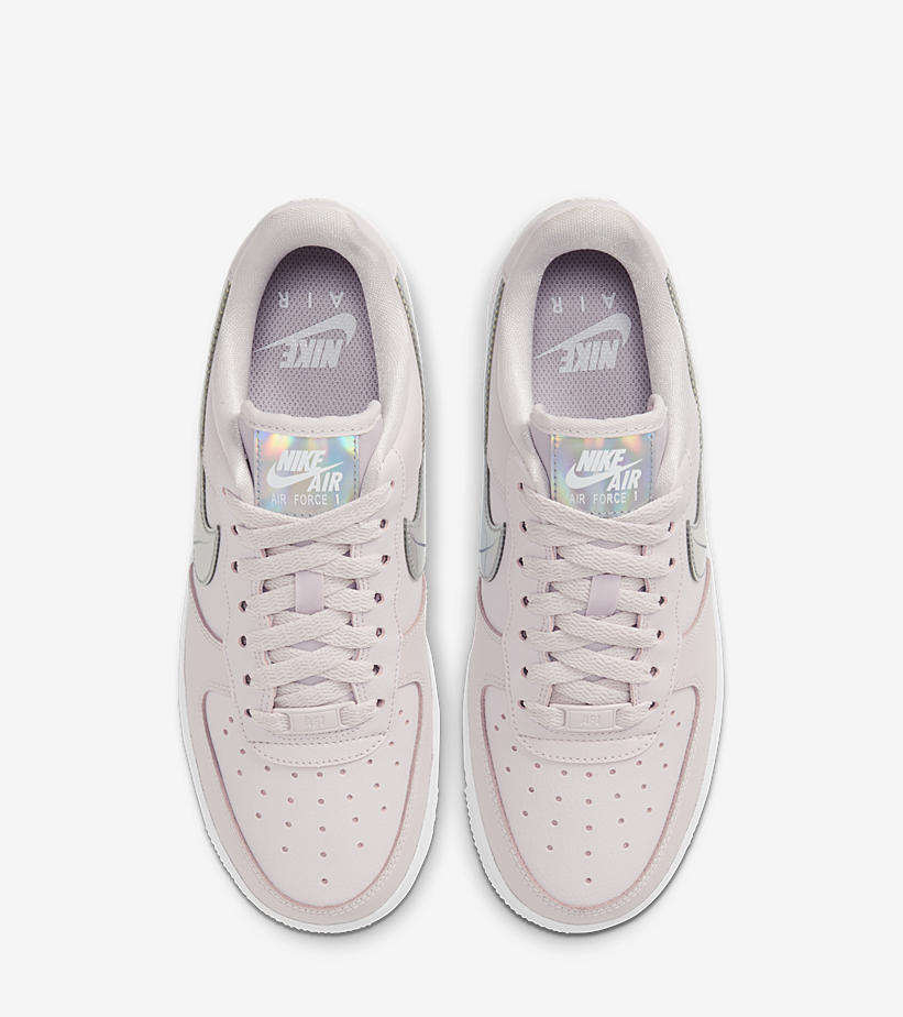 ナイキ ウィメンズ エア フォース 1 ロー “イリディセント” ホワイト/ピンク (NIKE WMNS AIR FORCE 1 LOW “IRIDESCENT” White/Pink) [CJ1646-100,600]