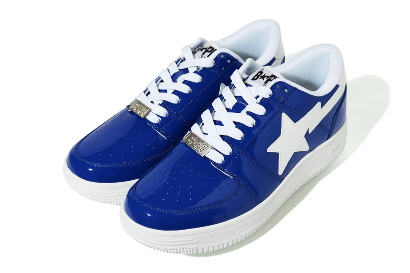 「BAPE STA」20周年！エナメルレザーを纏った新作BAPE STA 4カラー「BAPE STA LOW」が2/22発売 (ア ベイシング エイプ)