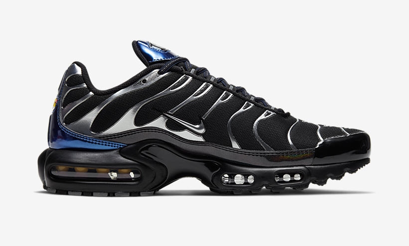 ナイキ エア マックス プラス “ブラック/メタリックブルー/メタリックシルバー” (NIKE AIR MAX PLUS “Black/Metallic Blue/Metallic Silver”) [CW2646-001]