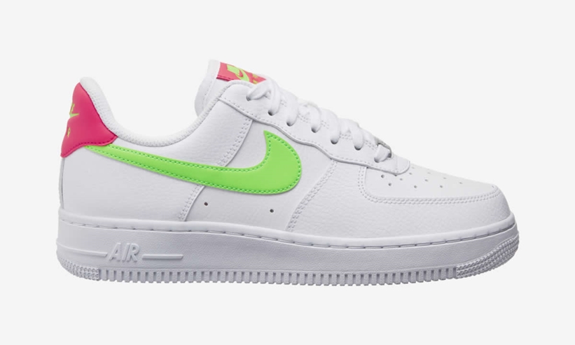 ナイキ ウィメンズ エア フォース 1 07 ロー “ホワイト/レーザークリムゾン” (NIKE WMNS AIR FORCE 1 07 LOW “White/Laser Crimson”) [CT4328-100]