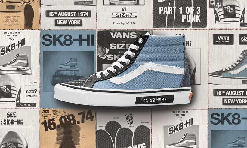 2/29発売！size? × VANS SK8-HI “Dawn of Punk” (サイズ? バンズ スケートハイ “ダウン・オブ・パンク”)