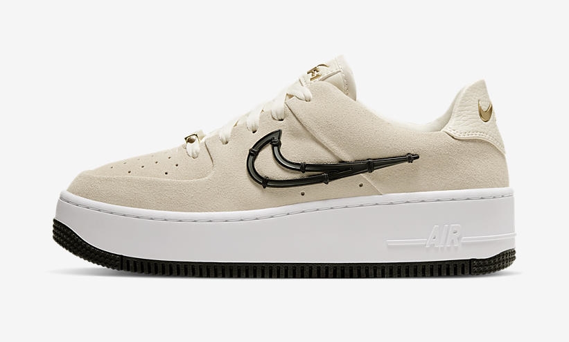 3/6発売！ナイキ ウィメンズ エア フォース 1 セージ ロー LX “ライトクリーム” (NIKE WMNS AIR FORCE 1 SAGE LOW LX “Light Cream”) [CI3482-200]