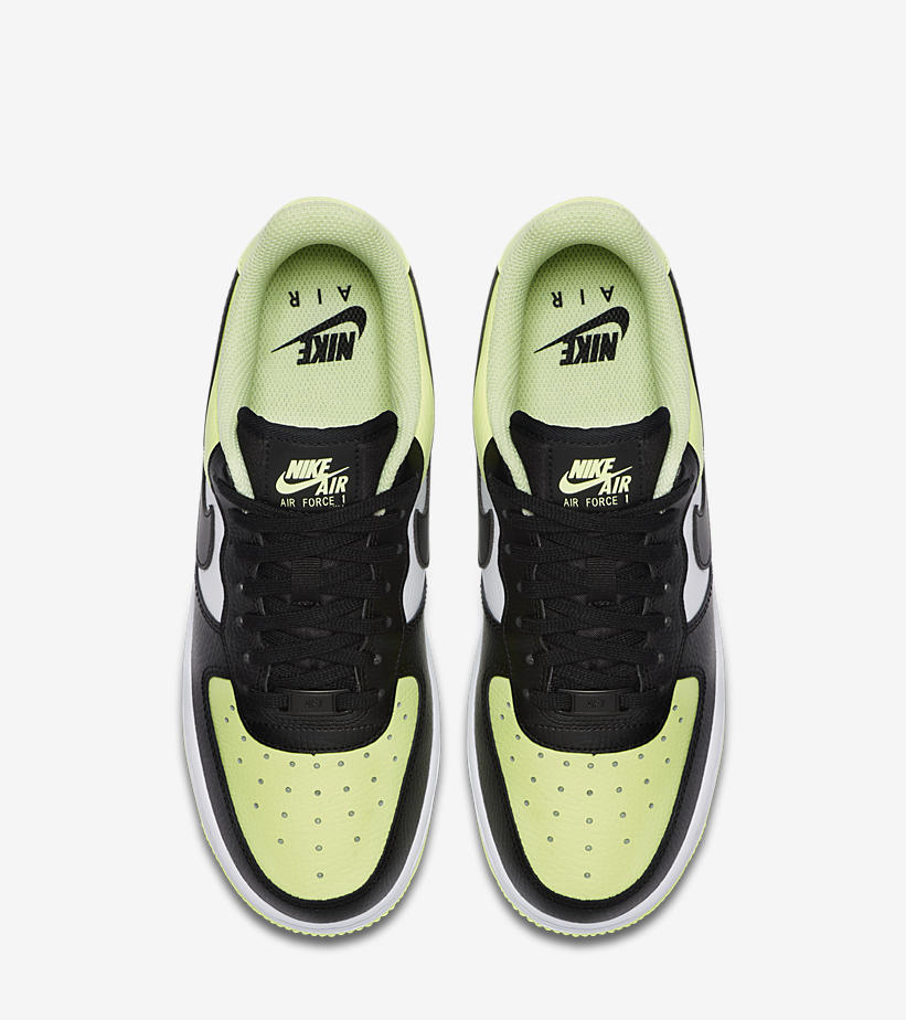 nike air force 1 barely volt black