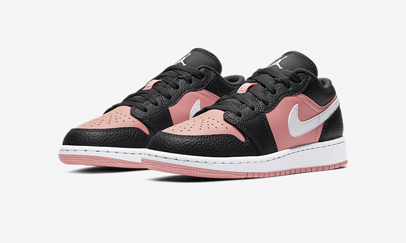 ナイキ GS ウィメンズ エア ジョーダン 1 ロー “ピンククウォーツ” (NIKE GS WMNS AIR JORDAN 1 LOW “Pink Quartz”) [554723-016]