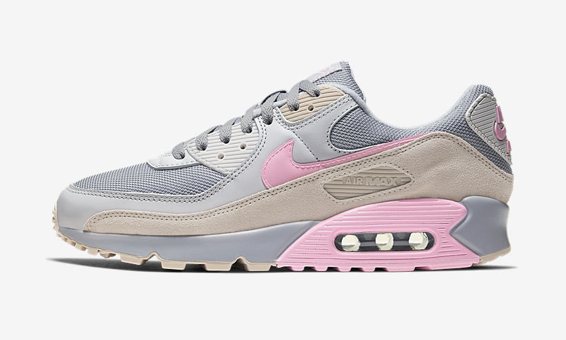 ナイキ エア マックス 90 “ヴァストグレー/ピンク/ストリング” (NIKE AIR MAX 90 “Vast Grey/Pink/String”) [CW7483-001]