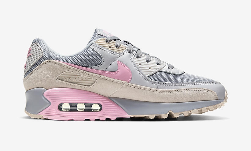 ナイキ エア マックス 90 “ヴァストグレー/ピンク/ストリング” (NIKE AIR MAX 90 “Vast Grey/Pink/String”) [CW7483-001]