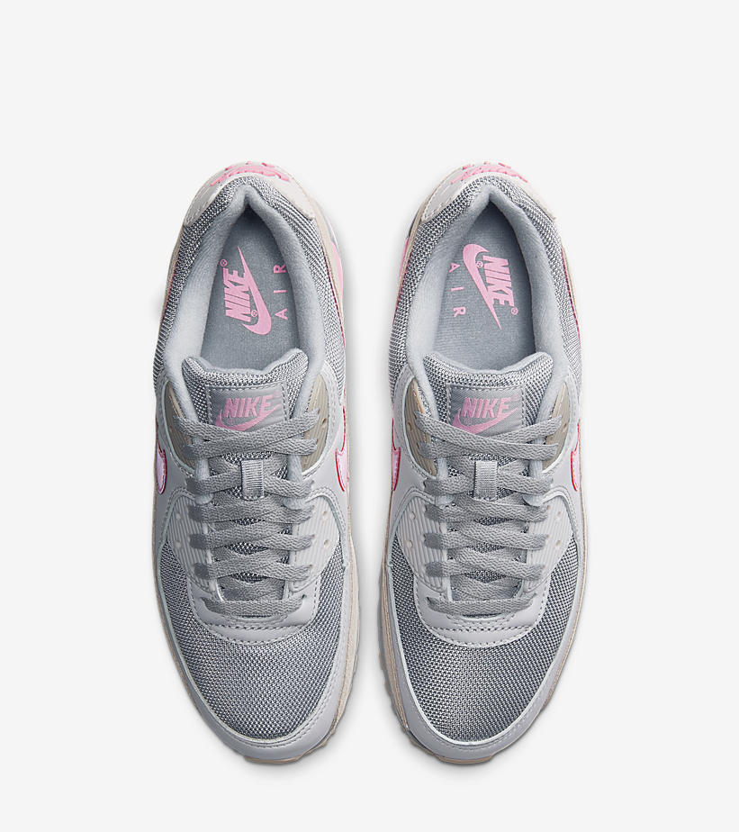 ナイキ エア マックス 90 “ヴァストグレー/ピンク/ストリング” (NIKE AIR MAX 90 “Vast Grey/Pink/String”) [CW7483-001]