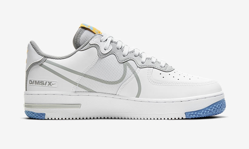 ナイキ エア フォース 1 リアクト ロー “ホワイト/ライトスモークグレー” (NIKE AIR FORCE 1 REACT LOW “White/Light Smoke Grey”) [CT1020-100]