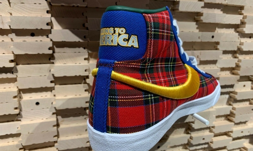 ナイキ ブレーザー ミッド 77 ビンテージ “カミング トゥ アメリカ” (NIKE BLAZER MID 77 VINTAGE “Coming to America”) [CW3044-600]