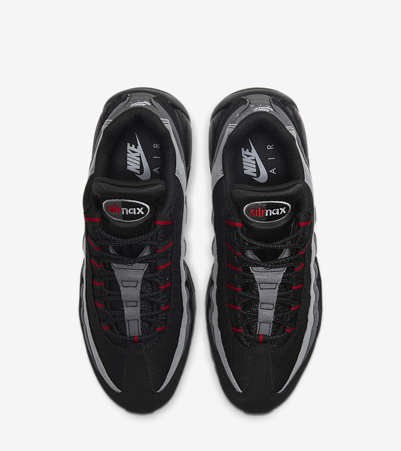 ナイキ エア マックス 95 “ブラック/グレー/レッド” (NIKE AIR MAX 95 “Black/Grey/Red”) [CW7477-001]