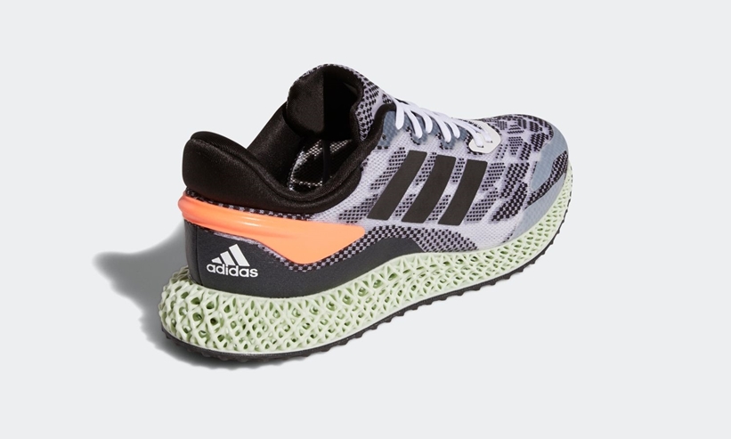 2/27発売！adidas 4D RUN 1.0 “White/Black/Signal Coral” (アディダス 4D ラン 1.0 “ホワイト/ブラック/シグナルコーラル”) [FW1233]