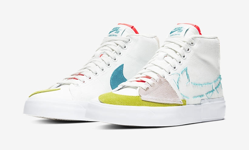 4/3発売！ナイキ SB ブレーザー ミッド エッジ “サミットホワイト/オレンジアクア” (NIKE SB BLAZER MID EDGE “Summit White/Orange Aqua”) [CI3833-101]