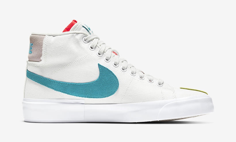 4/3発売！ナイキ SB ブレーザー ミッド エッジ “サミットホワイト/オレンジアクア” (NIKE SB BLAZER MID EDGE “Summit White/Orange Aqua”) [CI3833-101]