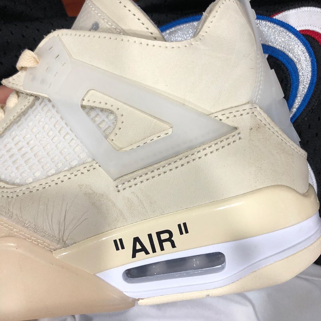 7/25発売予定！オフホワイト × ナイキ ウィメンズ エア ジョーダン 4 SP “セイル” (OFF-WHITE NIKE AIR JORDAN 4 SP “Sail”) [CV9388-100]