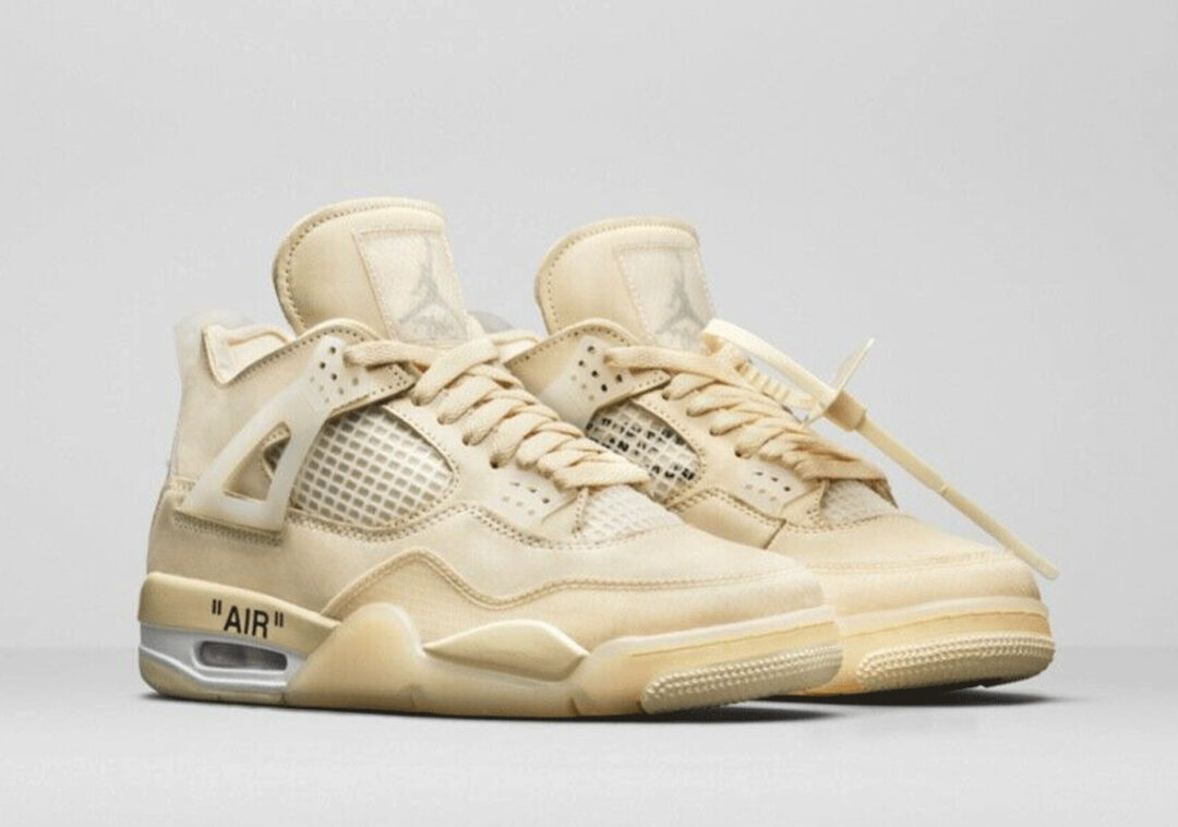 7/25発売予定！オフホワイト × ナイキ ウィメンズ エア ジョーダン 4 SP “セイル” (OFF-WHITE NIKE AIR JORDAN 4 SP “Sail”) [CV9388-100]