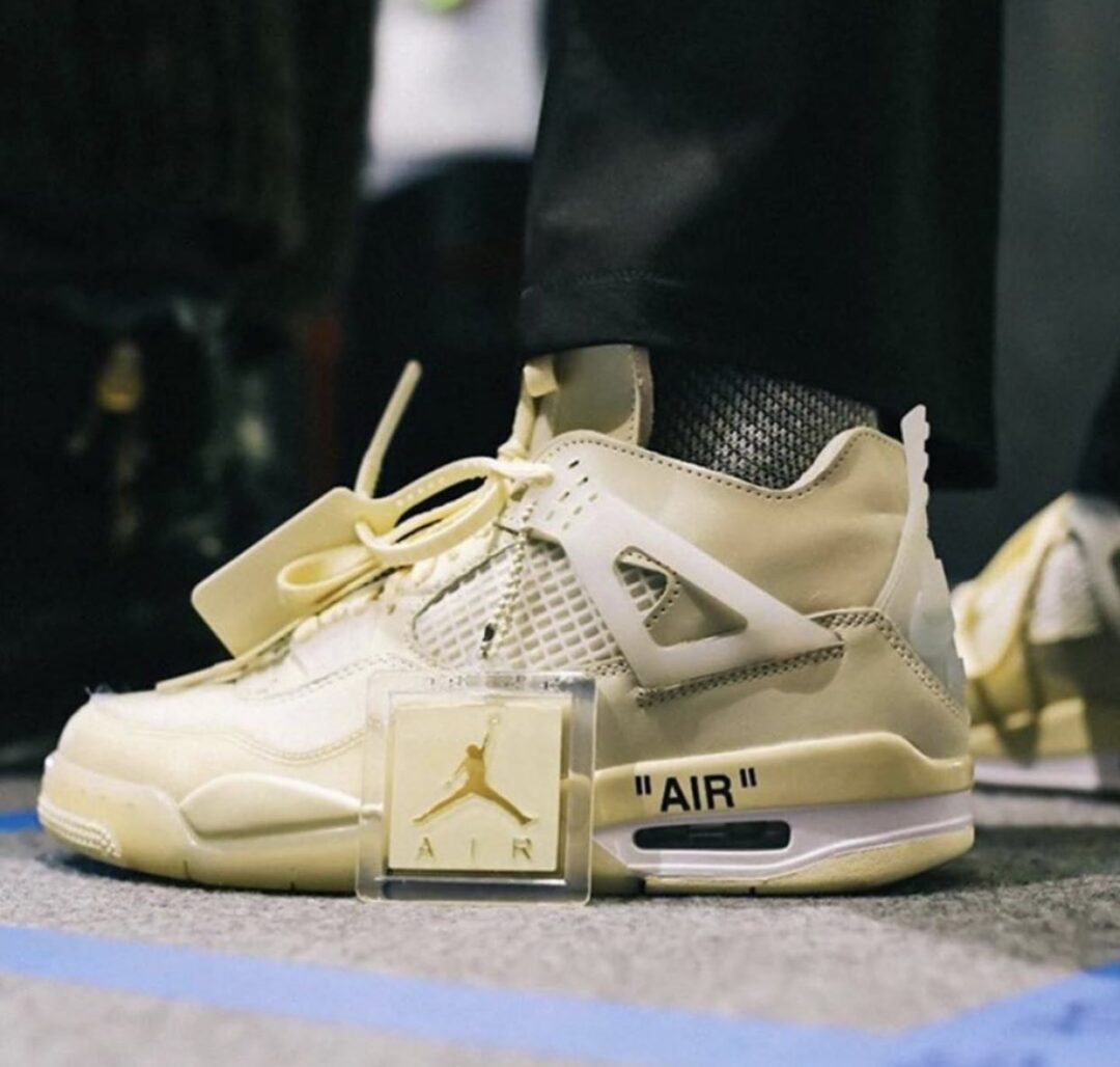 7/25発売予定！オフホワイト × ナイキ ウィメンズ エア ジョーダン 4 SP “セイル” (OFF-WHITE NIKE AIR JORDAN 4 SP “Sail”) [CV9388-100]