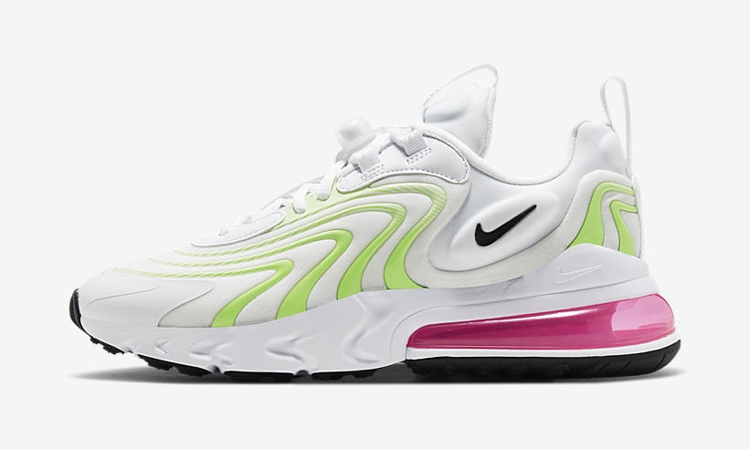 ナイキ エア マックス 270 リアクト ENG “ホワイト/ボルト/ピンク” (NIKE AIR MAX 270 REACT ENG “White/Volt/Pink”) [CK2608-100]