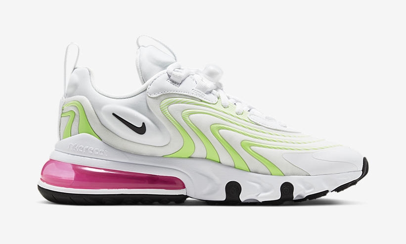 ナイキ エア マックス 270 リアクト ENG “ホワイト/ボルト/ピンク” (NIKE AIR MAX 270 REACT ENG “White/Volt/Pink”) [CK2608-100]