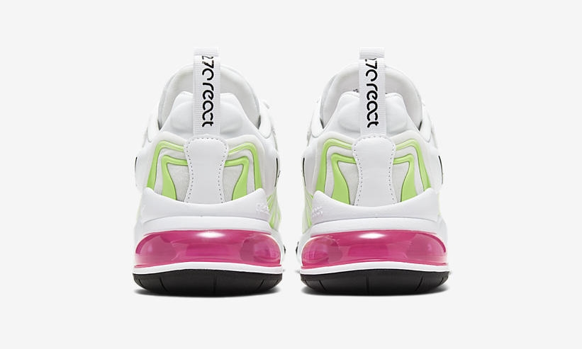 ナイキ エア マックス 270 リアクト ENG “ホワイト/ボルト/ピンク” (NIKE AIR MAX 270 REACT ENG “White/Volt/Pink”) [CK2608-100]