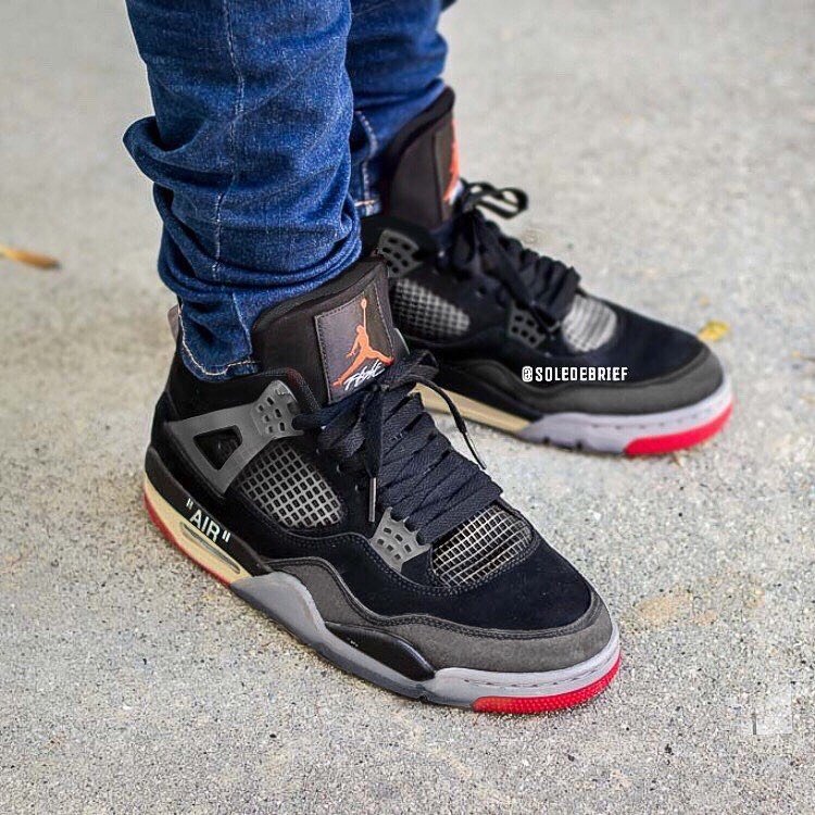 off white bred 4's