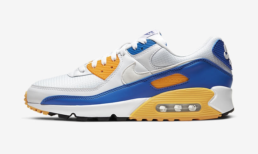 ナイキ エア マックス 90 “ホワイト/ブルー/イエロー” (NIKE AIR MAX 90 “White/Blue/Yellow”) [CT4352-101]