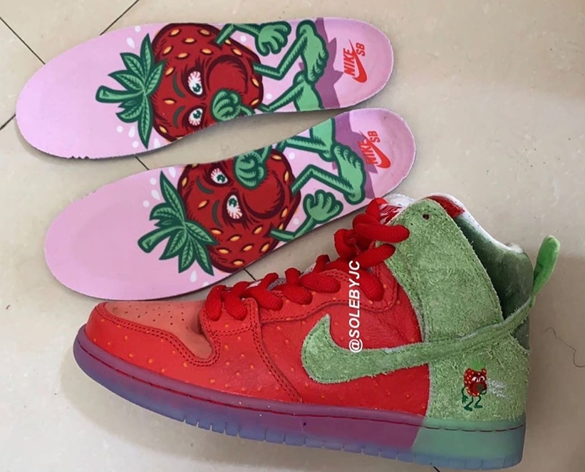 【国内 10/30 発売】ナイキ SB ダンク ハイ “ストロベリーコーフ” (NIKE SB DUNK HIGH “Strawberry Cough”) [CW7093-600]