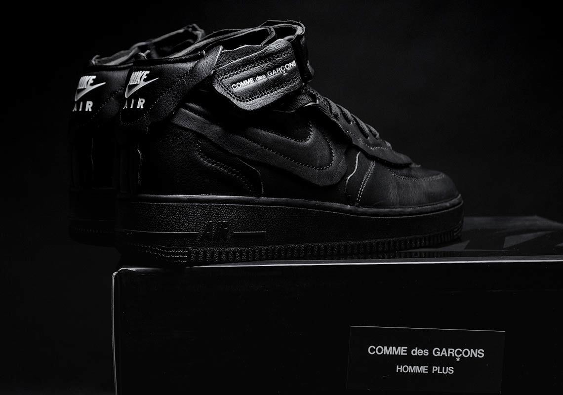 国内 10/31 発売！COMME des GARCONS × NIKE AIR FORCE 1 MID (コム デ ギャルソン ナイキ エア フォース 1 ミッド) [DC3601-001/DC3601-100]